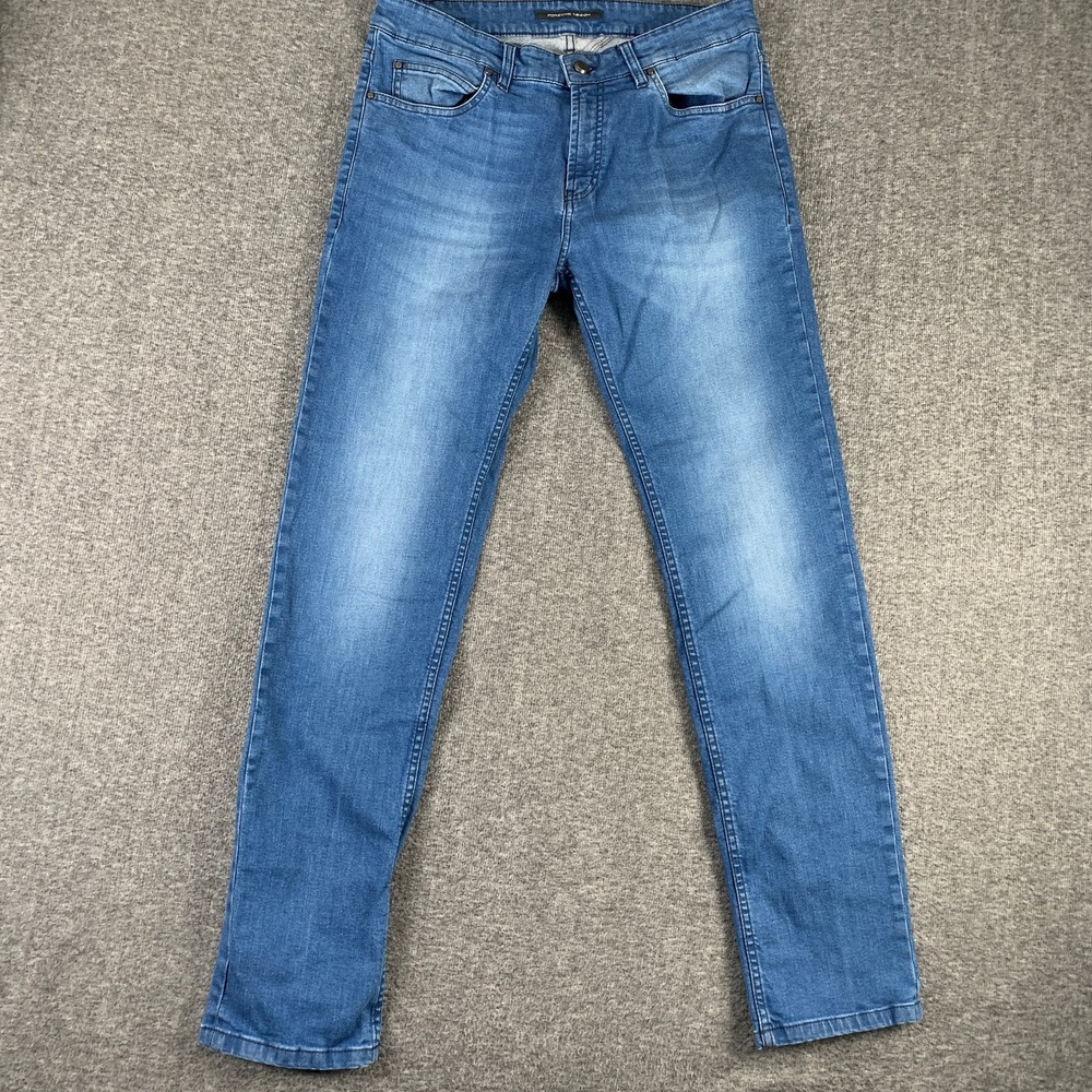 Porsche Design Jeans Men 33x32 MO Treated Slim Fit Pant Luxury